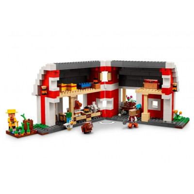 Конструктор Майнкрафт (арт. 11802 ) Красный амбар 799 деталей