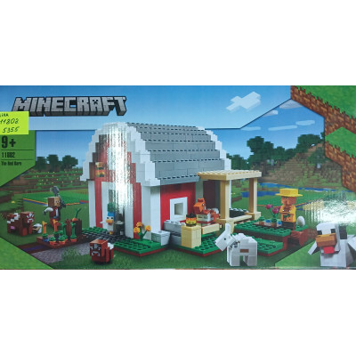 Конструктор Майнкрафт (арт. 11802 ) Красный амбар 799 деталей