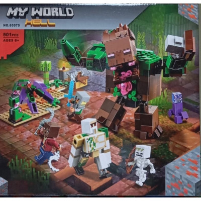 Конструктор Minecraft (арт. 60075) "Мерзость из джунглей" 501 дет.