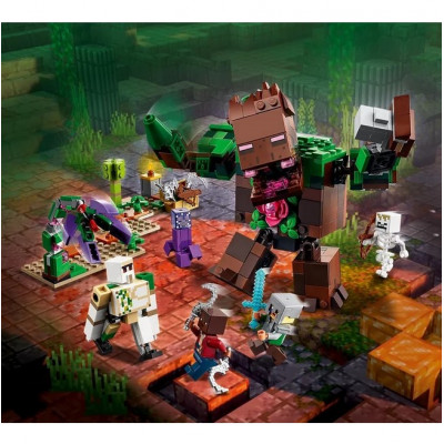 Конструктор Minecraft (арт. 60075) "Мерзость из джунглей" 501 дет.