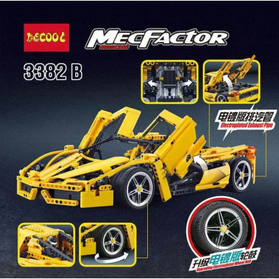 Конструктор машина (арт. 3382 B) "Enzo Ferrari" 1367 деталей