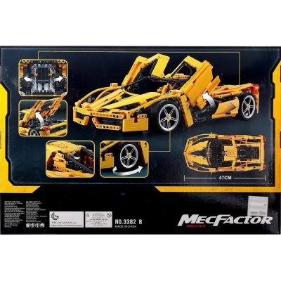 Конструктор машина (арт. 3382 B) "Enzo Ferrari" 1367 деталей
