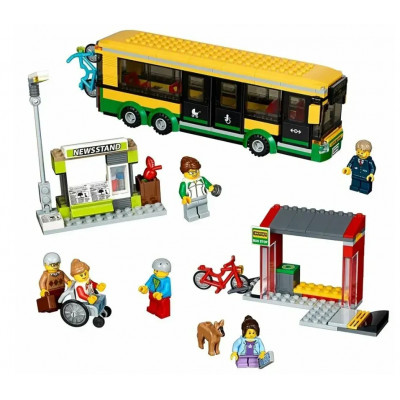 Конструктор City (арт. 19079) "Автобусная остановка" 377 деталей