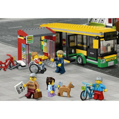 Конструктор City (арт. 19079) "Автобусная остановка" 377 деталей