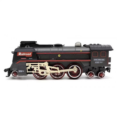 Железная дорога Р/У Classical Railroad Пассажирский поезд 660+ см - пар, звук, свет, на аккумуляторе