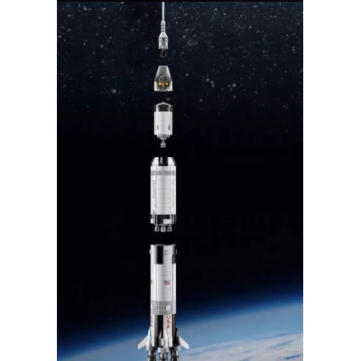 Конструктор космос (арт. 60005) NASA APOLLO Saturn V 1969 деталей