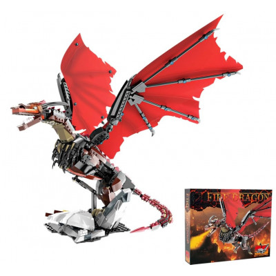 Конструктор (арт. 7070) Вогняний дракон Візеріон з Ігри престолів на 1018 деталей