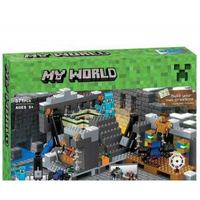 Конструктор "Minecraft" (арт. 23020) Портал до Краю 571 деталь