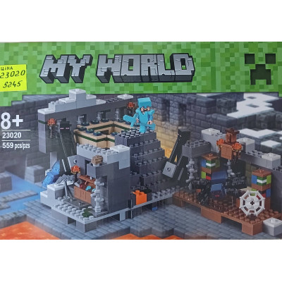 Конструктор "Minecraft" (арт. 23020) Портал до Краю 571 деталь