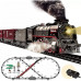 Железная дорога Р/У на аккумуляторе Classical Railroad 830 см - паровоз с паром, звук поезда, свет