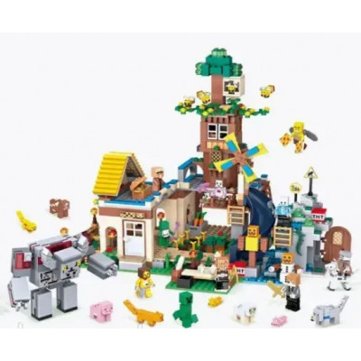 Конструктор Майнкрафт (арт. 7669) будинок з млином,1402 деталі