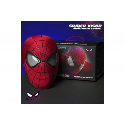 Маска Человека-Паука Spider-Man (арт. MK005) с LED подсветкой.Зарядка в комплекте