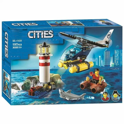 Конструктор City (арт. 11620) "Морская полиция" 197 деталей