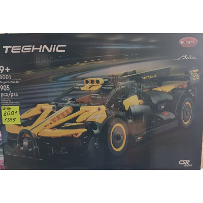 Конструктор (арт. 8001) Болид Бугатти 905 деталей