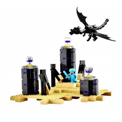 Конструктор Майнкрафт (арт. 10178) "Острів дракона" 632 деталей