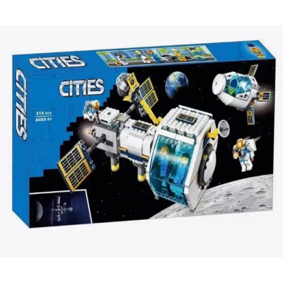 Конструктор City (арт. 68006) "Місячна космічна станція" 514 деталей