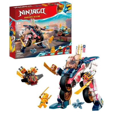 Конструктор Ниндзяго (арт. 11092) Байк- трансформер Соры 384 детали