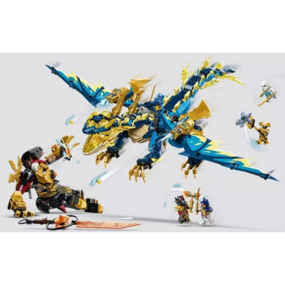 Конструктор Ніндзяго (арт. 11096) "Елементальний Дракон стихій проти Робота" 1038 деталей