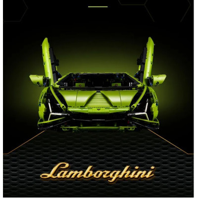 Конструктор спорткар Lamborghini Sian FKP 37, 3696 деталей