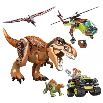 Конструктор Парк Юрського Періоду - Jurassic World - Погоня Тиранозавра Ті-Рекса (арт.FC3720)