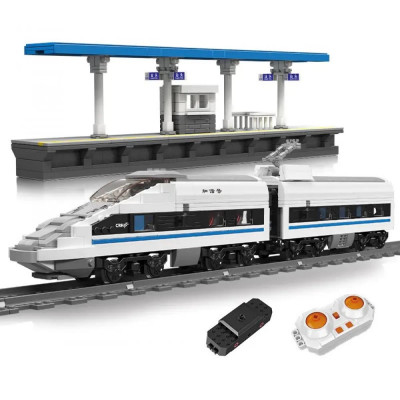 Конструктор Mould King 12021 "Залізниця на радіокеруванні. Високошвидкісний поїзд High-speed Train CRH3