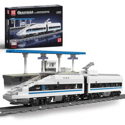 Конструктор Mould King 12021 "Залізниця на радіокеруванні. Високошвидкісний поїзд High-speed Train CRH3