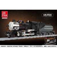 Конструктор Jie Star 59003 "Паровоз, локомотив, поезд, Southern Pacific CN 5700" 1136 деталей 