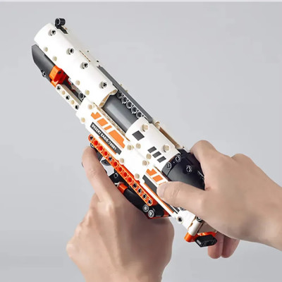 Конструктор Gudi 70001 "Пістолет Дігл Desert Eagle, Deagle, мета, 5 патронів" 345 деталей