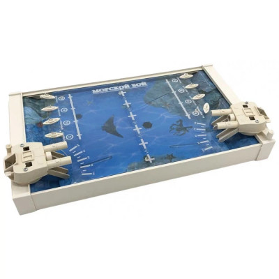 Настольная игра Морской бой - кораблики, пушки, шарики (Colorplast 3001)