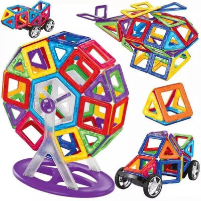Конструктор магнитный Мега Набор - Magnetic Building Block NEW 108 деталей