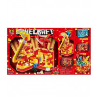 Конструктор Майнкрафт "Лавове село факела" (арт. GT-119) світлодіодне освітлення 366 деталей