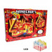 Конструктор Майнкрафт "Лавове село факела" (арт. GT-119) світлодіодне освітлення 366 деталей