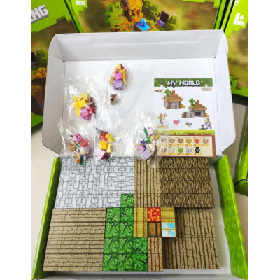 Магнітний конструктор майнкрафт (арт. 6081) 178 деталей