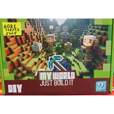 Магнітний конструктор майнкрафт (арт. 6081) 178 деталей