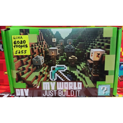 Магнітний конструктор майнкрафт (арт. 6080) 100 деталей