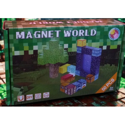 Магнітний конструктор майнкрафт (арт. TB04) 50 деталей