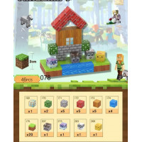 Магнітний конструктор майнкрафт (арт. 6078) 46 деталей