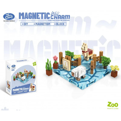 Магнітний конструктор майнкрафт (арт. 33008) 69 деталей