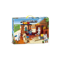 Конструктор Майнкрафт (1018) Торговий пост 201 деталь