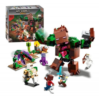 Конструктор Майнкрафт (11813) "Гидота з джунглів" 501 деталь