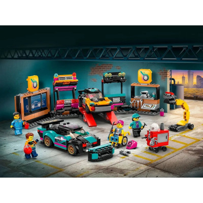 Конструктор Сіті (8016) "Автомобільна майстерня", 558 деталей