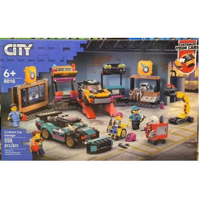 Конструктор Сіті (8016) "Автомобільна майстерня", 558 деталей
