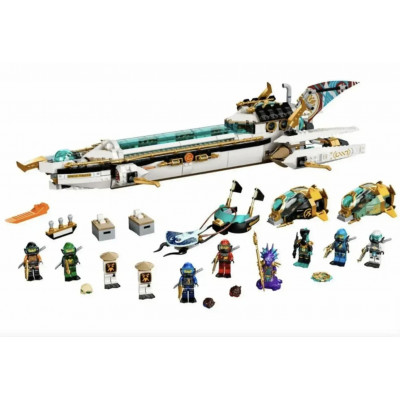 Конструктор (60086) Ніндзяго "Підводний Дар Долі" 1211 деталей Ninjago