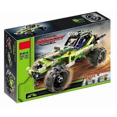 Конструктор Decool (3414) "Багги с инерционным механизмом" 137 деталей