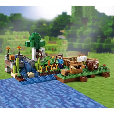 Конструктор Minecraft 10175 A6 "Ферма" 262 деталей