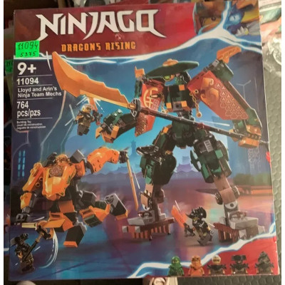 Конструктор Ninjago (арт.11094) "Командні роботи ніндзя Ллойда та Арін", 764 дит.