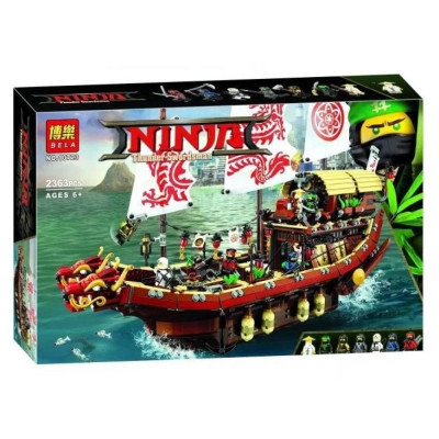 Конструктор Ninja (арт.10723) Літаючий корабель Майстра Ву 2363 дит.