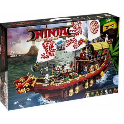 Конструктор Ninja (арт.10723) Літаючий корабель Майстра Ву 2363 дит.