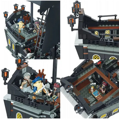 Конструктор (арт.16006) Чорна перлина 804 дит.