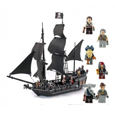 Конструктор (арт.16006) Чорна перлина 804 дит.